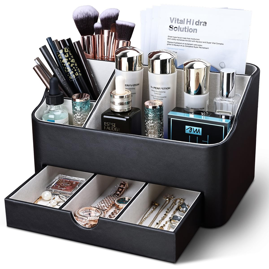 Patterned Makeup Organizer - Set of 2