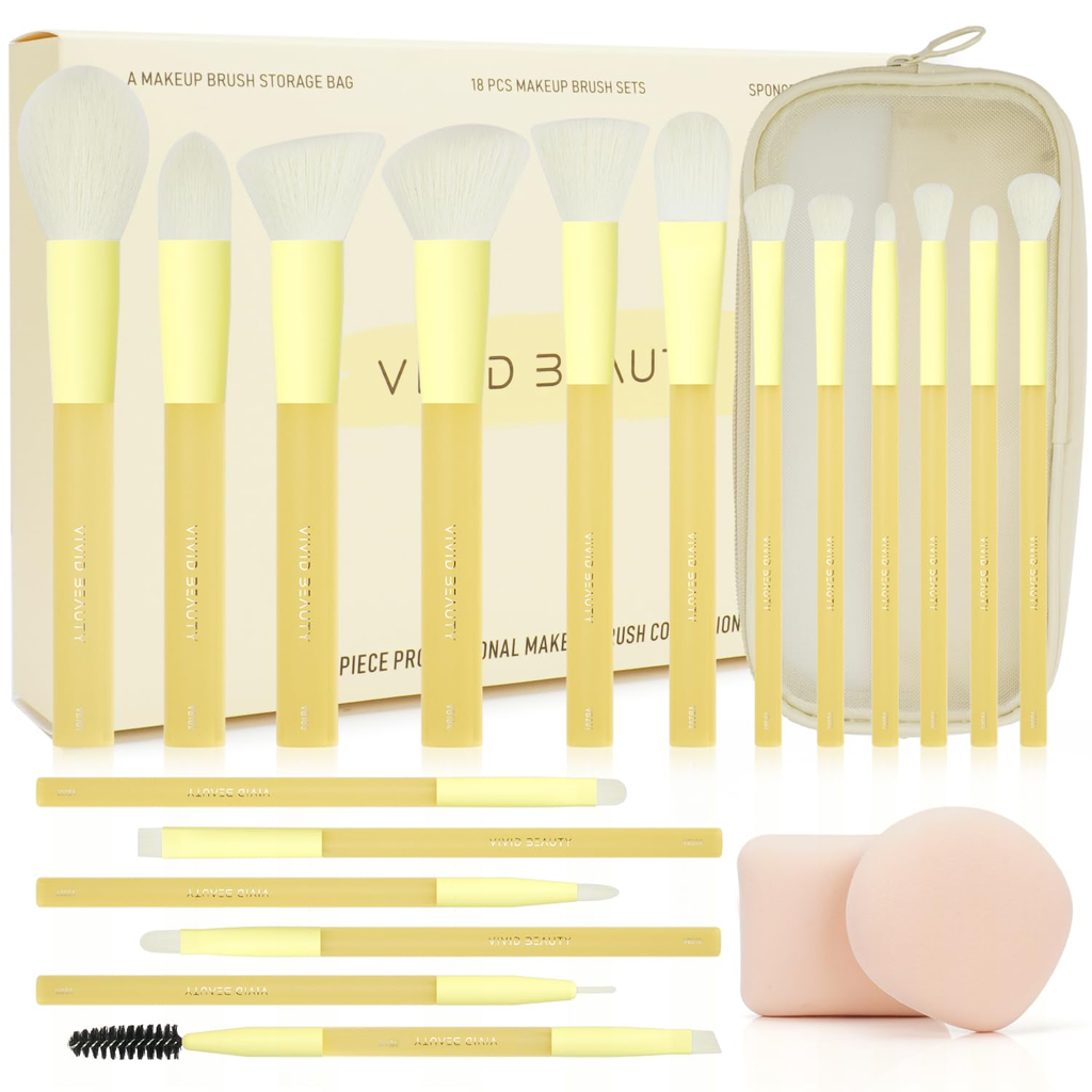 Outdoor Makeup Brush Set - Black
