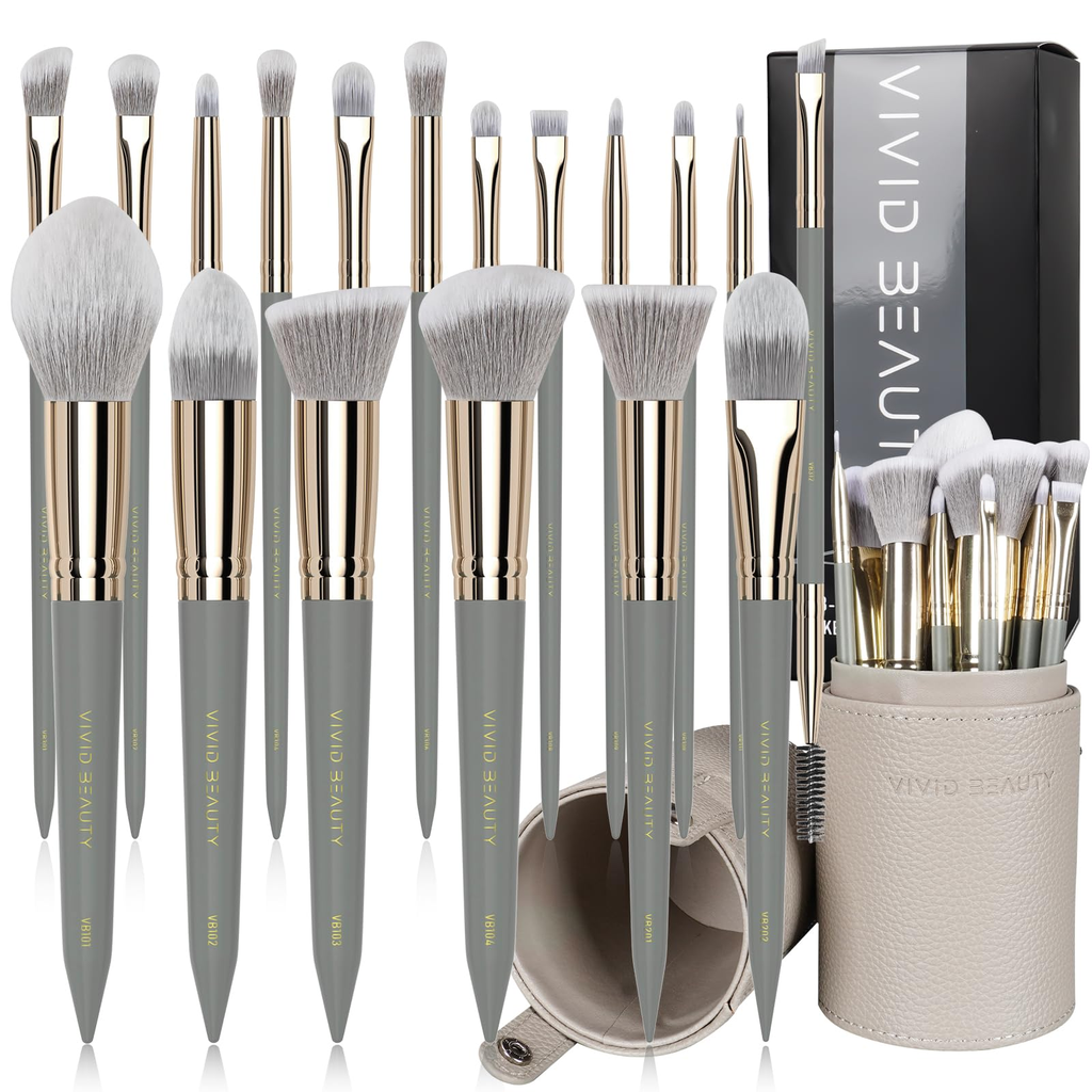 Outdoor Makeup Brush Set - Navy