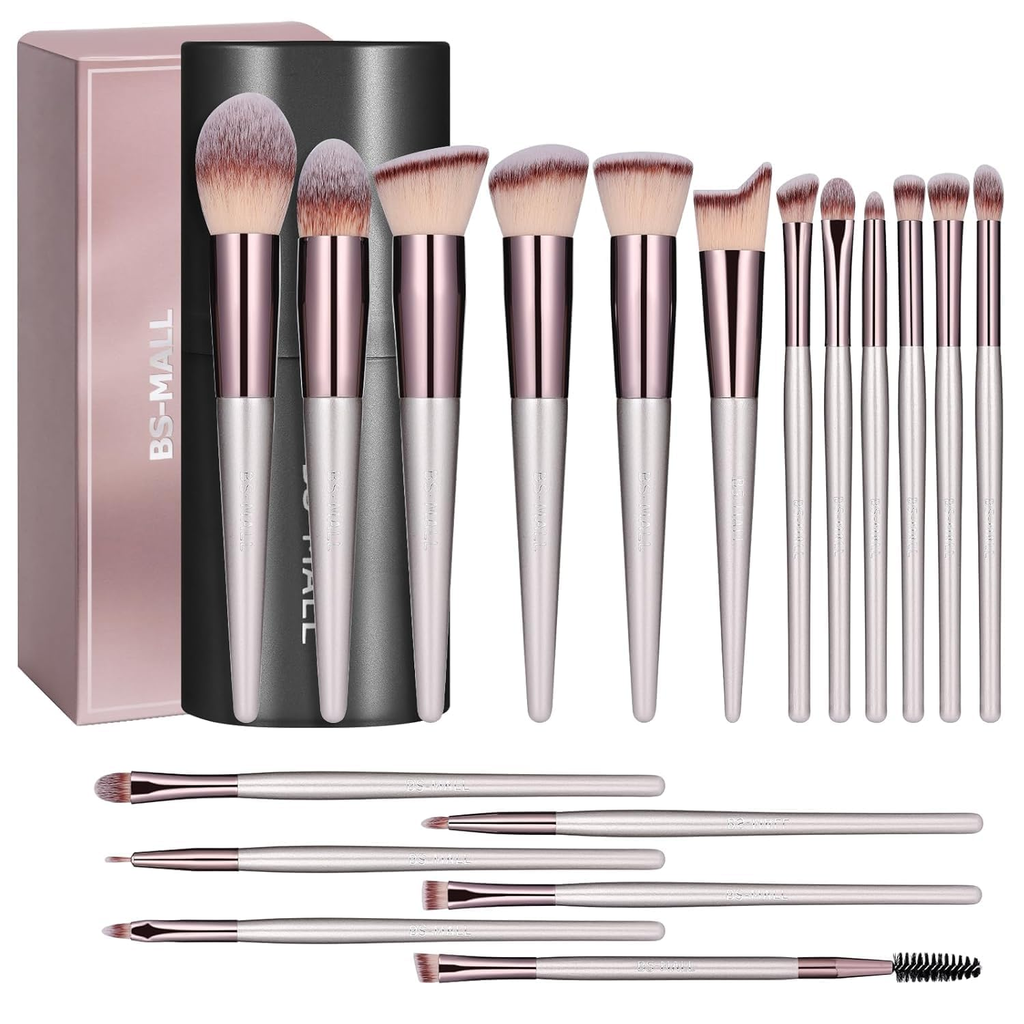 Easy Clean Makeup Brush Set - Navy