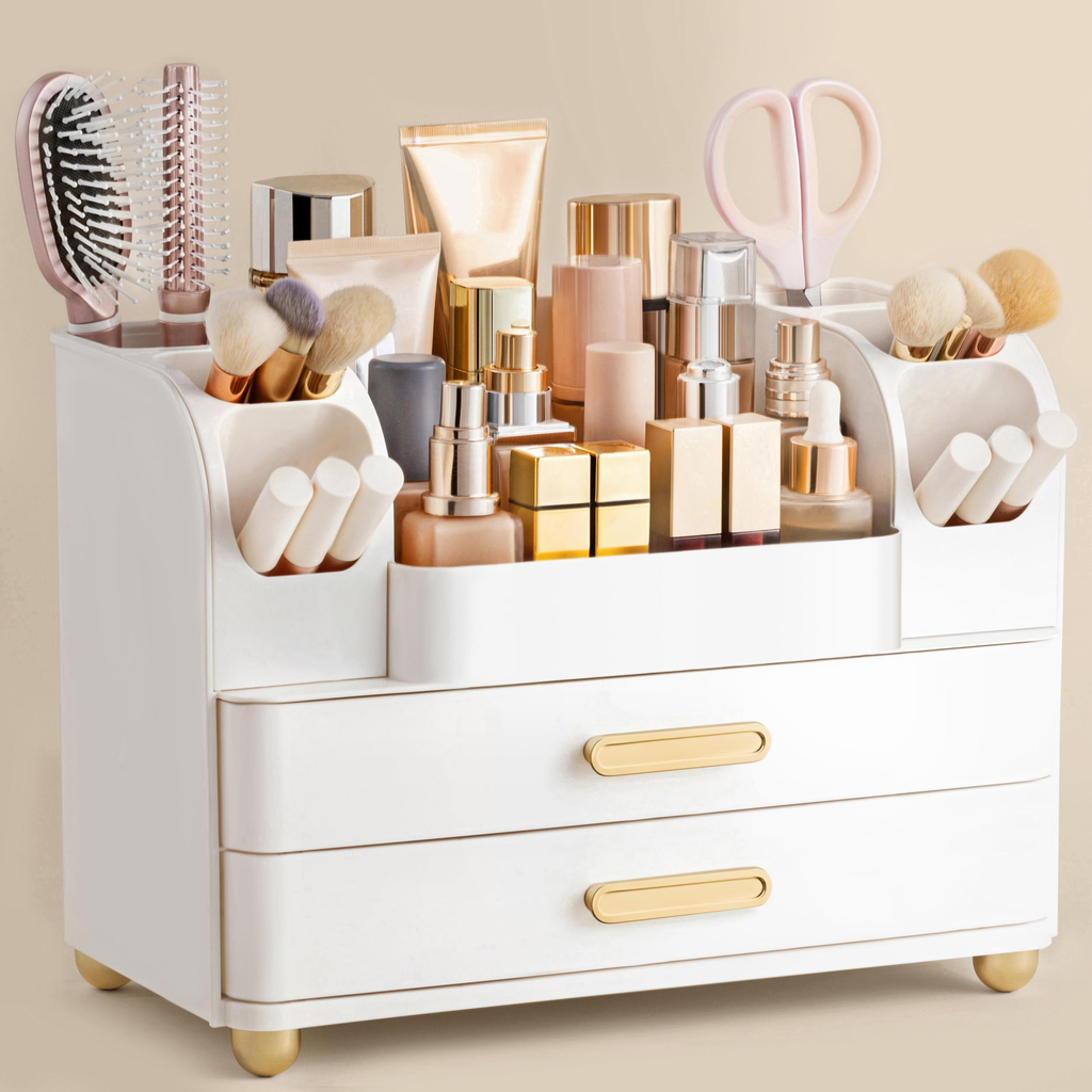 Non Slip Makeup Organizer - Set of 2